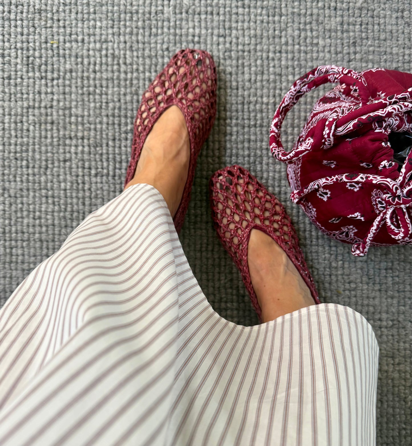 The Bucket Bag Burgundy - NEW COLOUR!