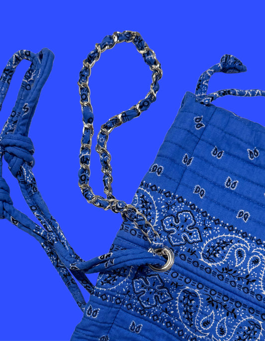 The Bucket Bag Blue NEW