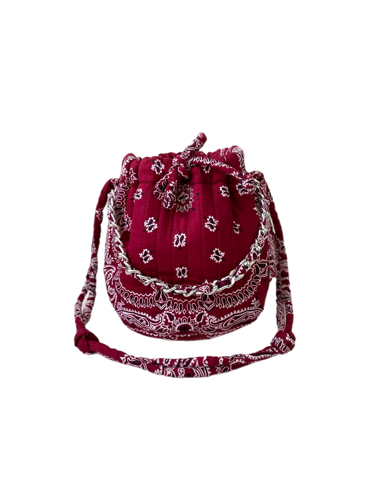The Bucket Bag Burgundy