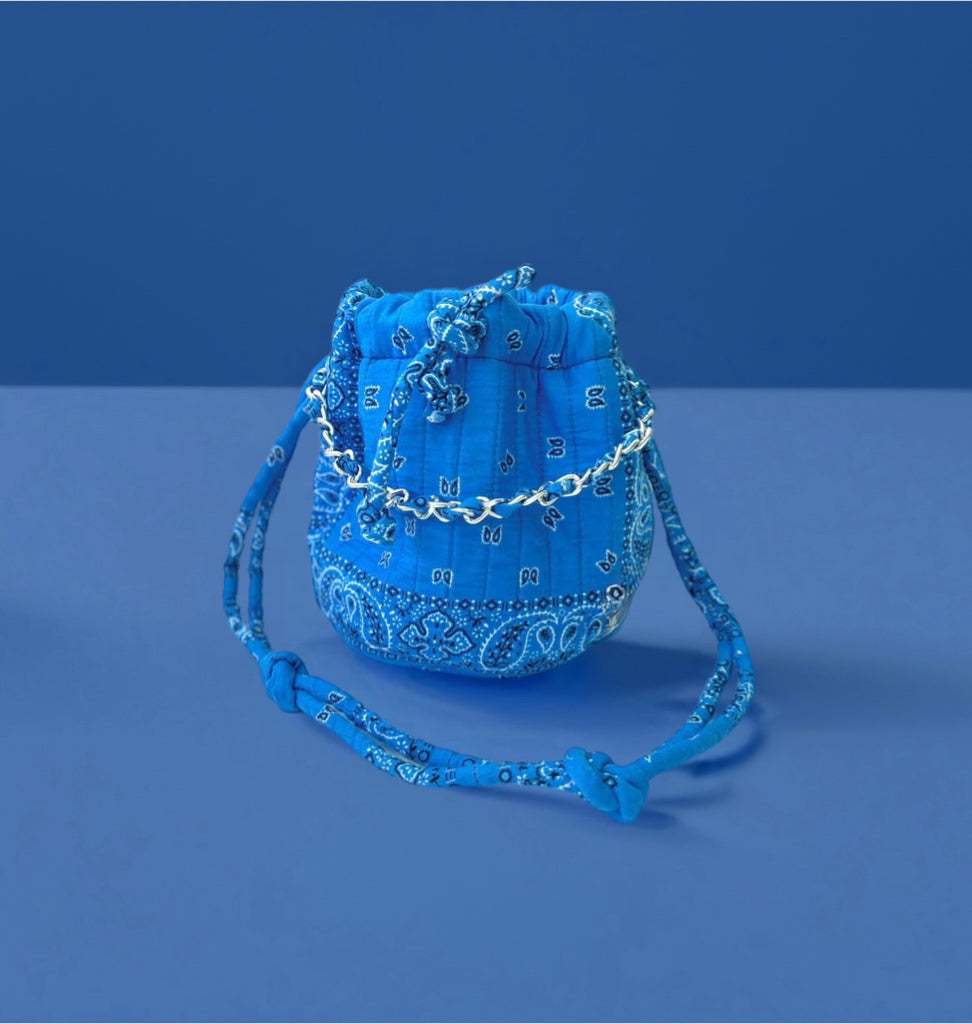 The Bucket Bag Blue NEW