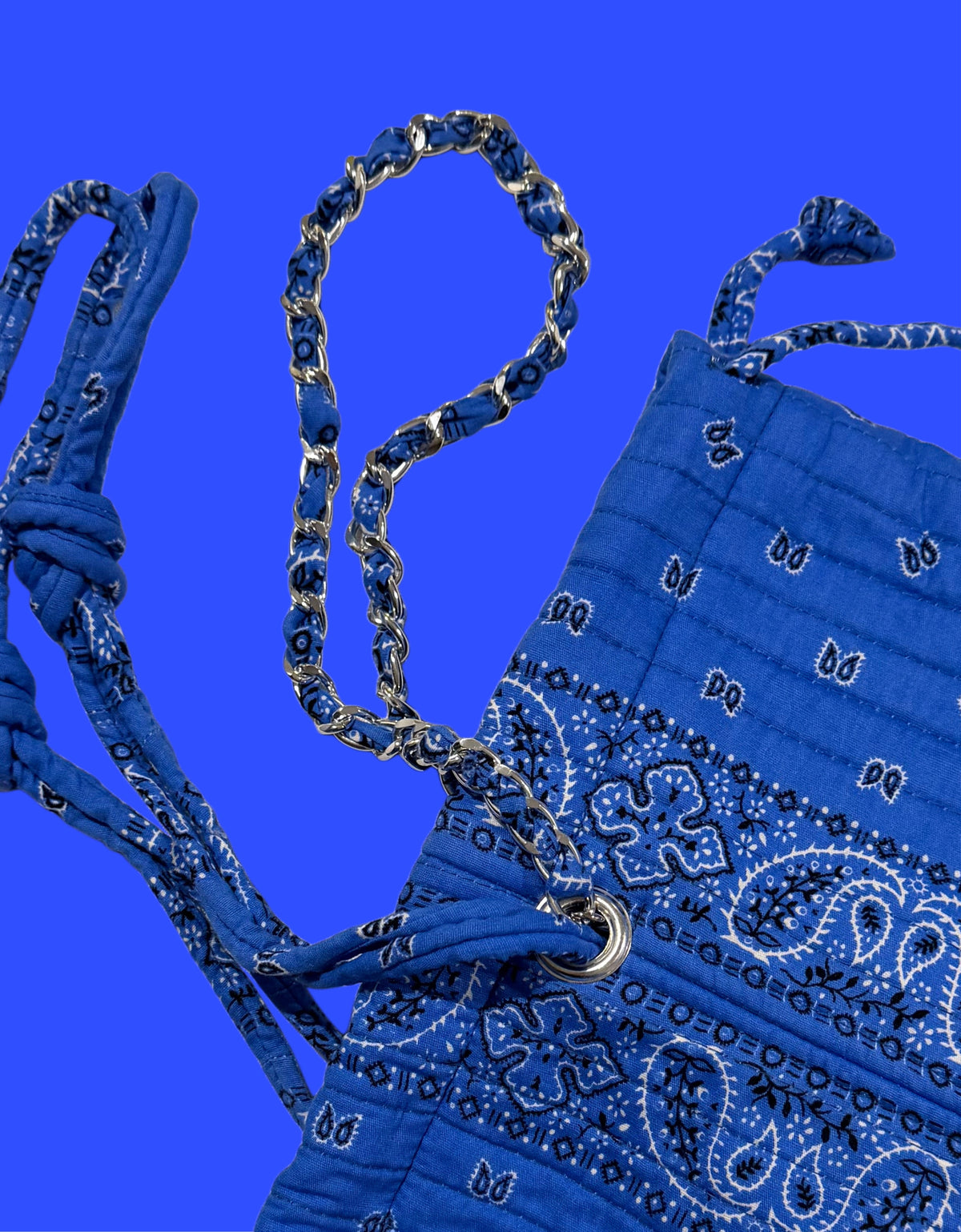 The Bucket Bag Blue NEW